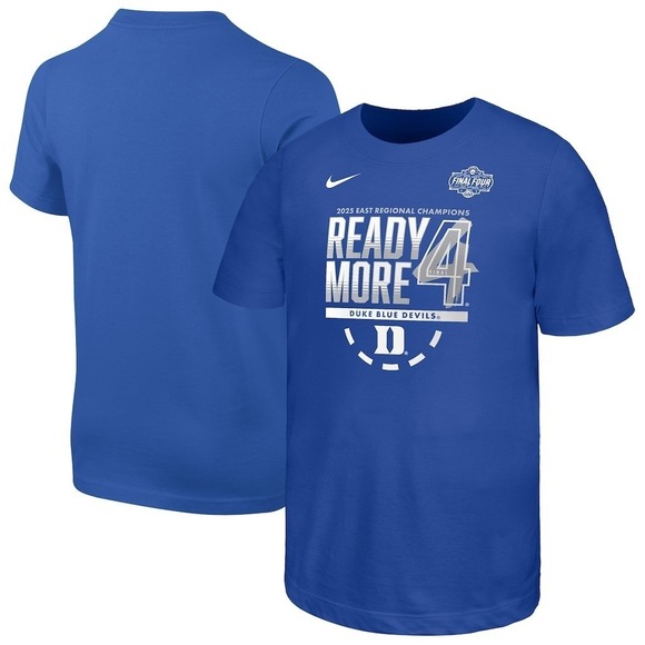 NFL Other - NFL Kids Duke Blue Devils 2025 East Regional Champions‎ TShirt Size M(10/12) NWT